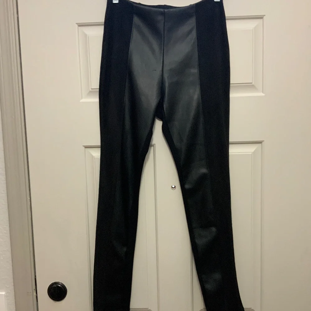 Anthropologie:  Suede Ponte Leggings - Picture 6 of 12